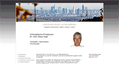 Desktop Screenshot of praxis-dr-klaus-voigt.de